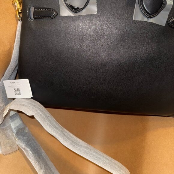 NWT Coach Soft Empire Carryall Bag 40-Brass/Black - Picture 12 of 12